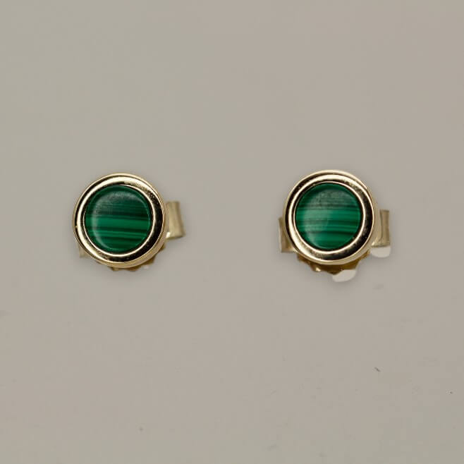 Malachite Earrings