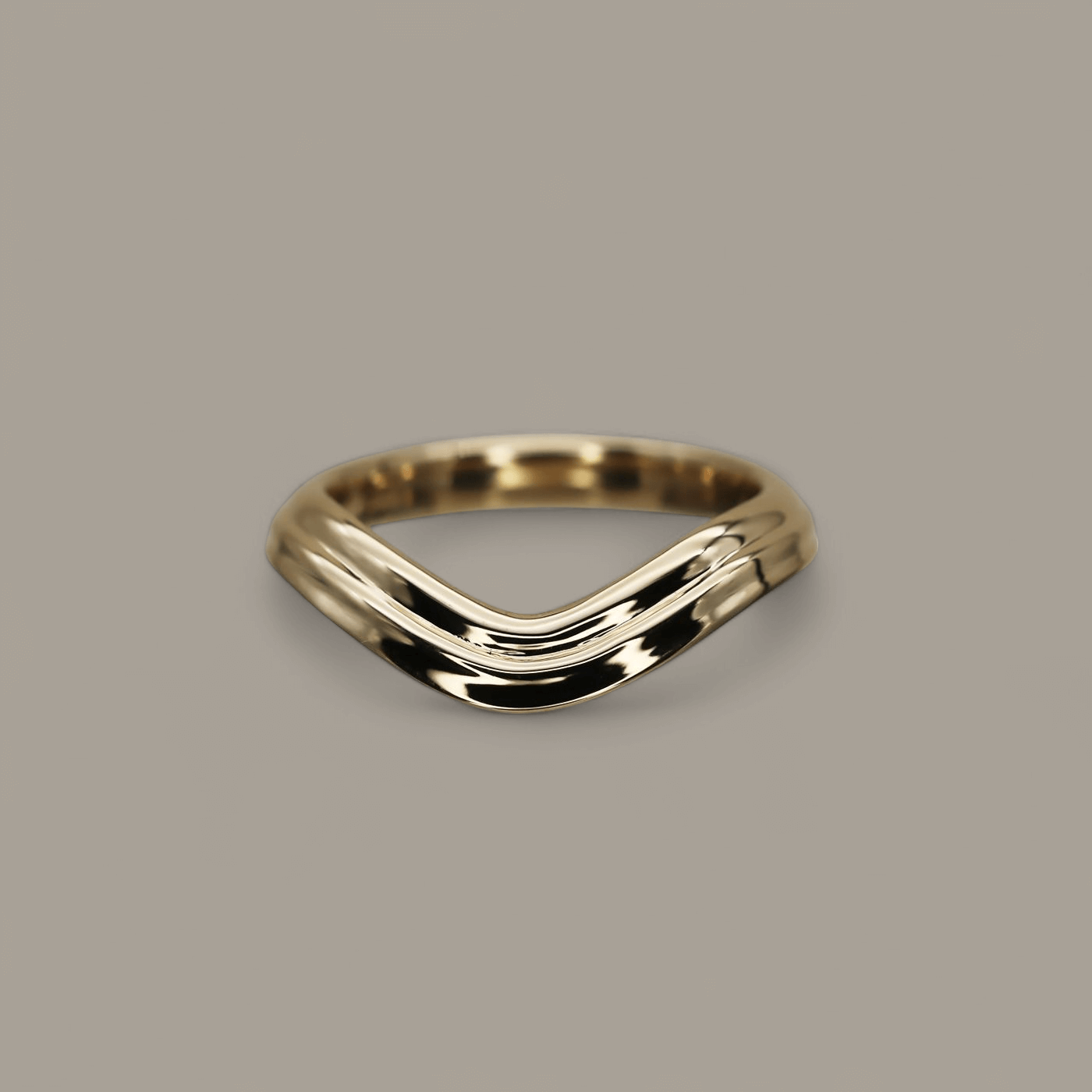 Vela' Fitted Flowing Wedding Band
