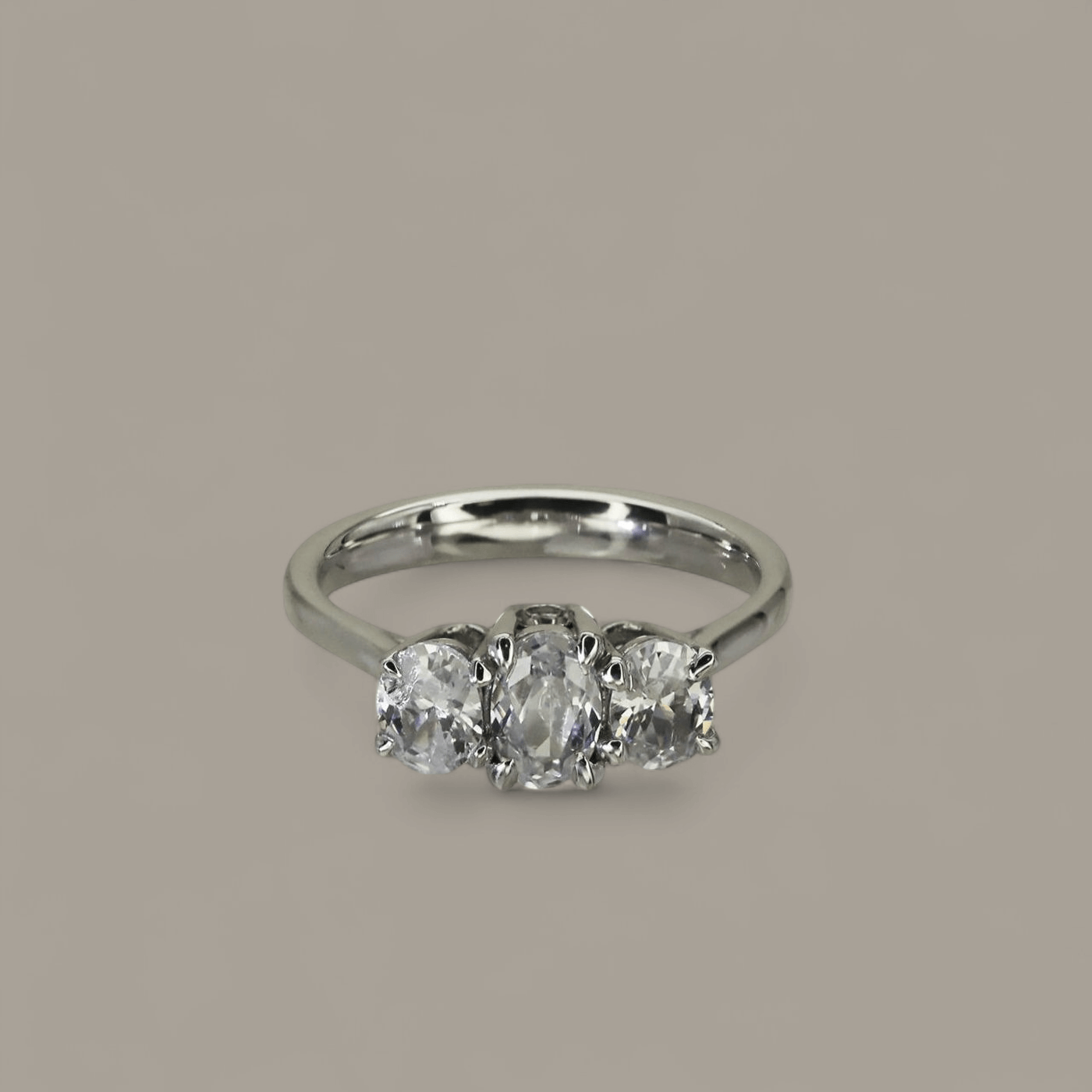 Isla' 3 Stone Diamond Engagement Ring