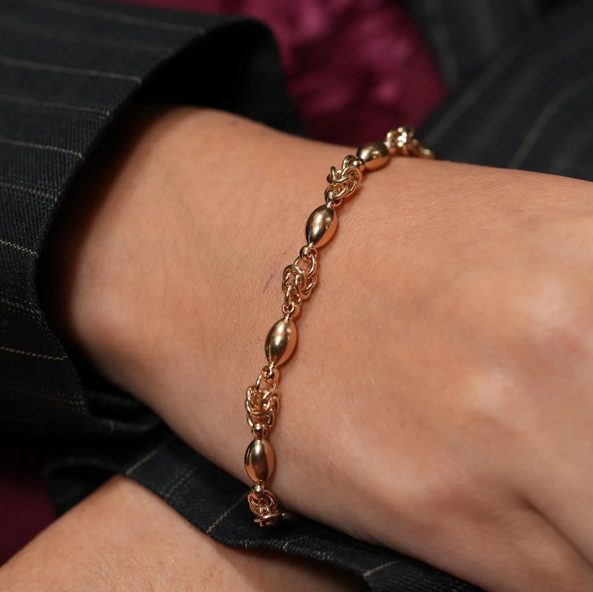 Rope and Bead Bracelet