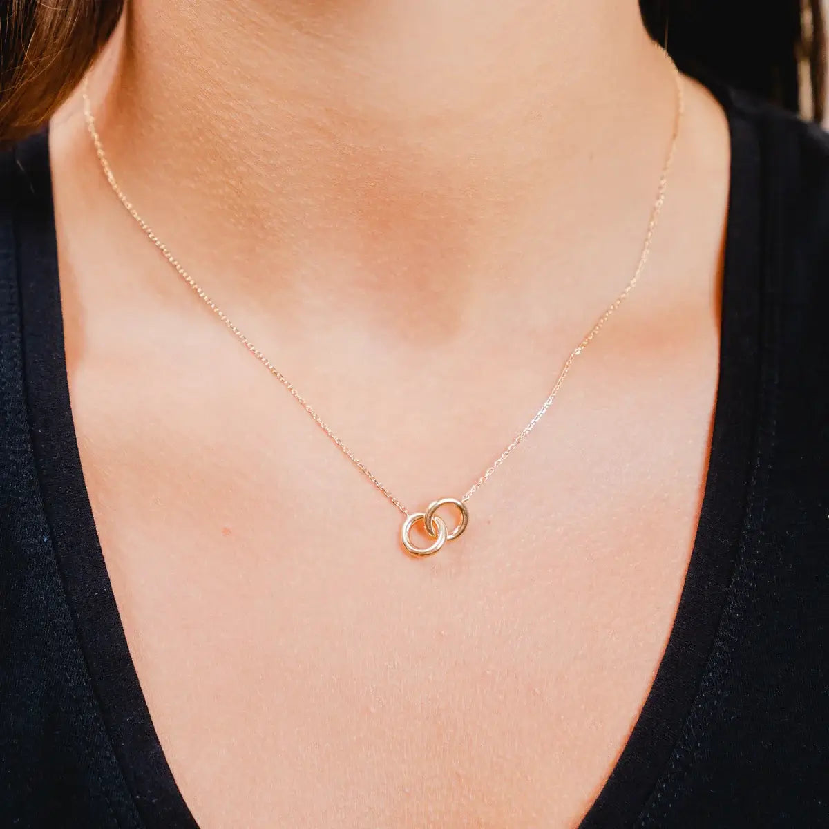 Linked Circle Pendant