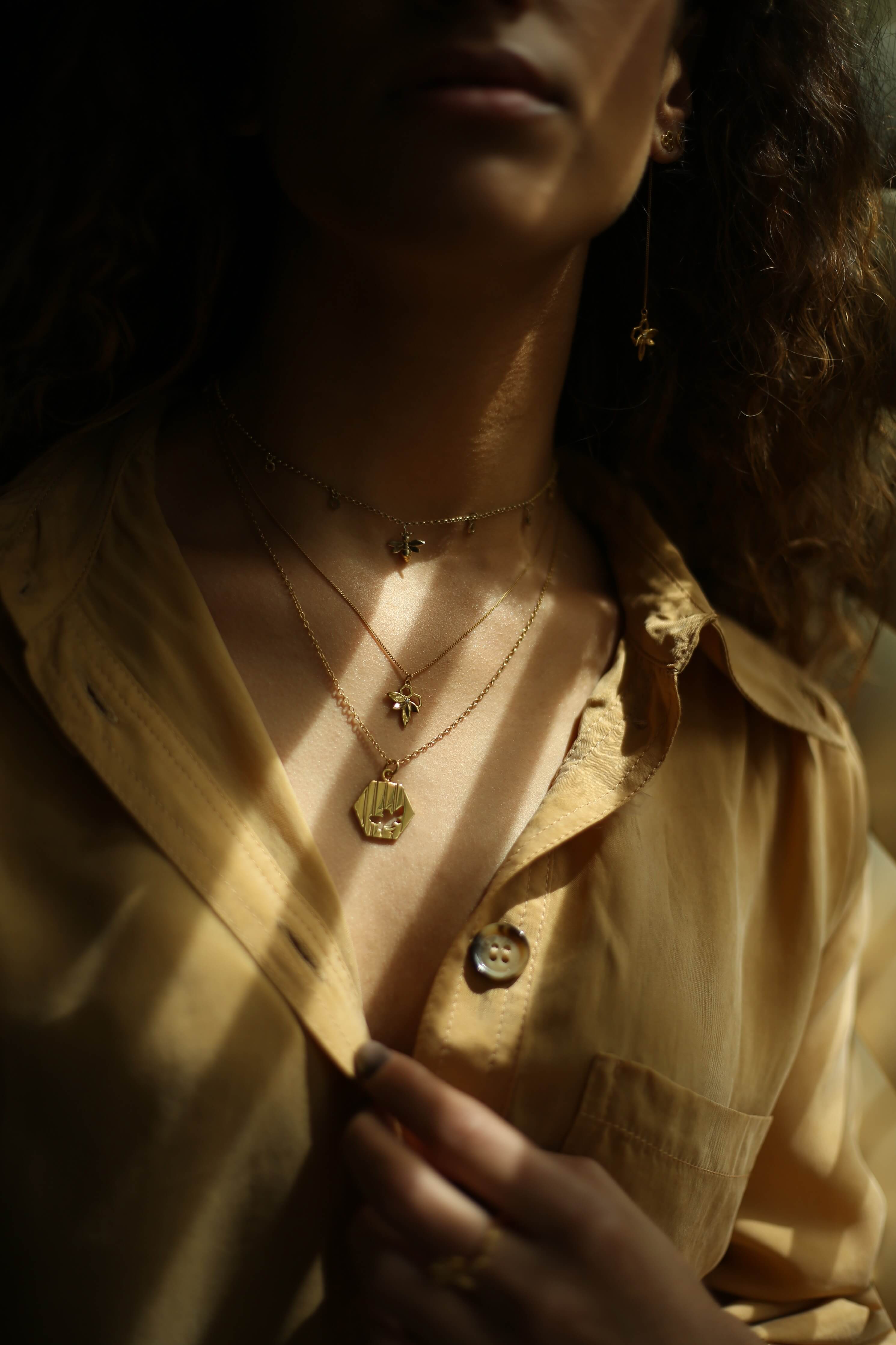 Hexagon Pendant - Neil Rayment Goldsmiths