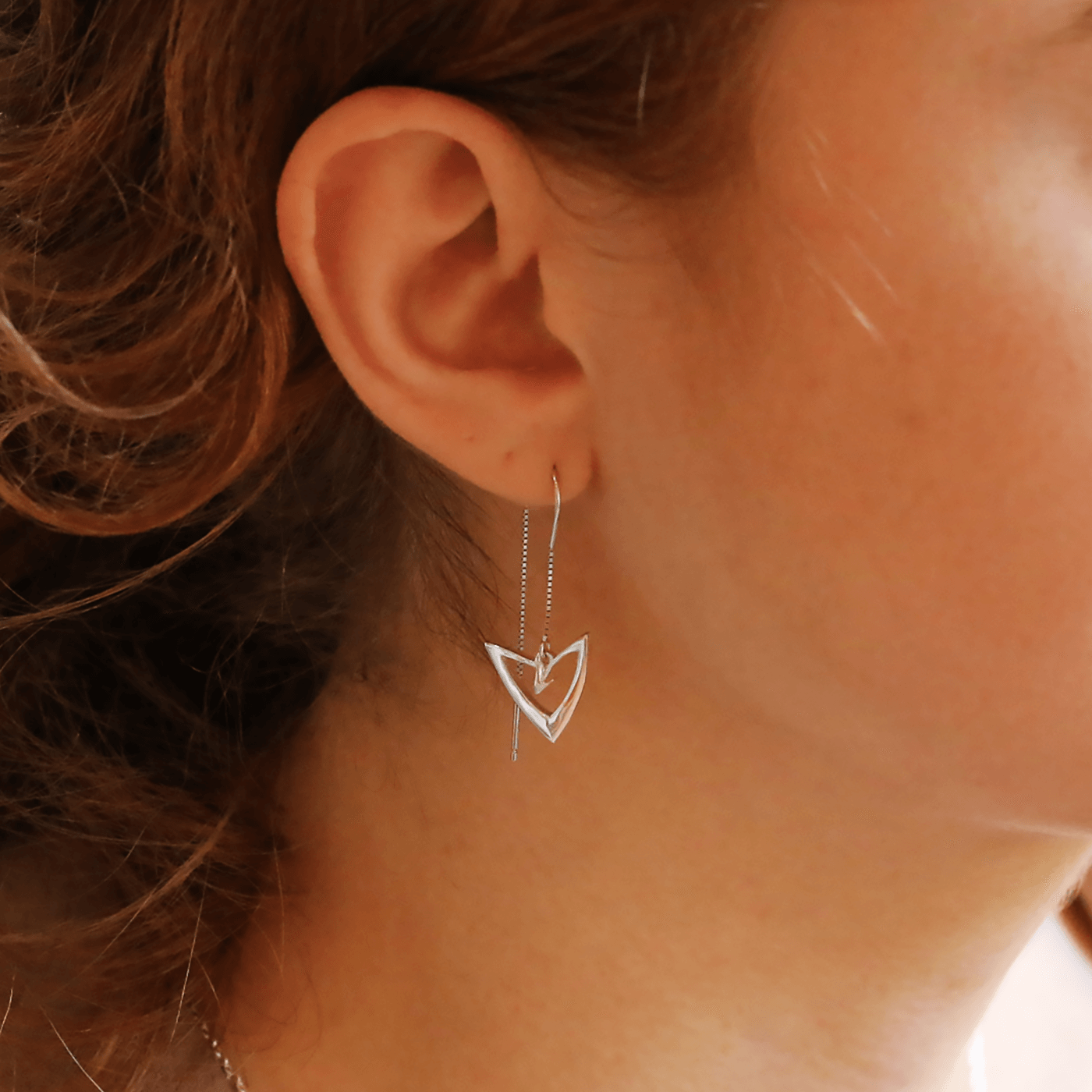 Calon Drop Earrings - Neil Rayment Goldsmiths