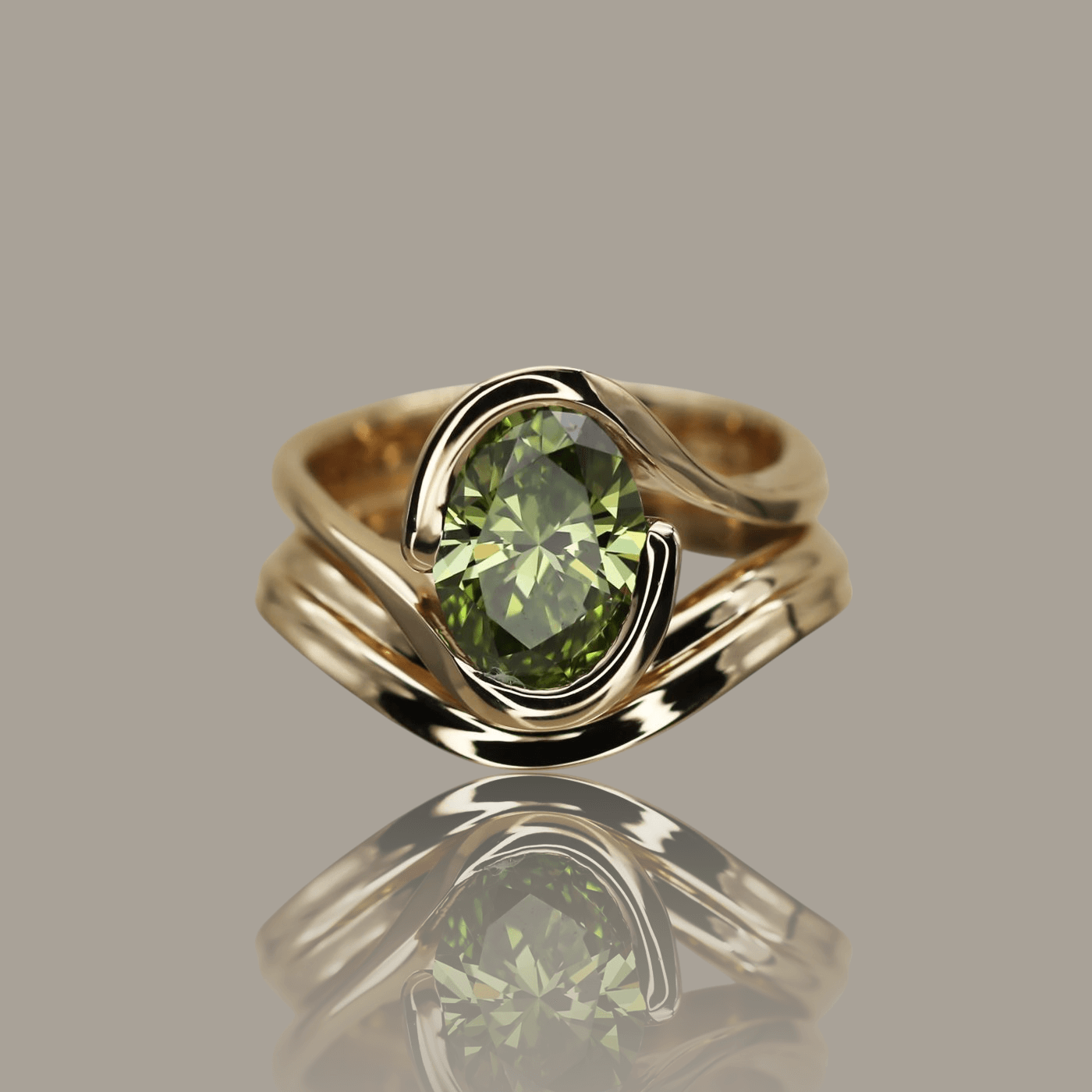 Vela' Fitted Flowing Wedding Band