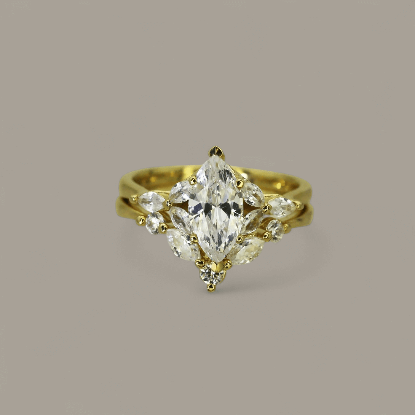 Elara' Marquise Diamond Engagement Ring - Neil Rayment Goldsmiths