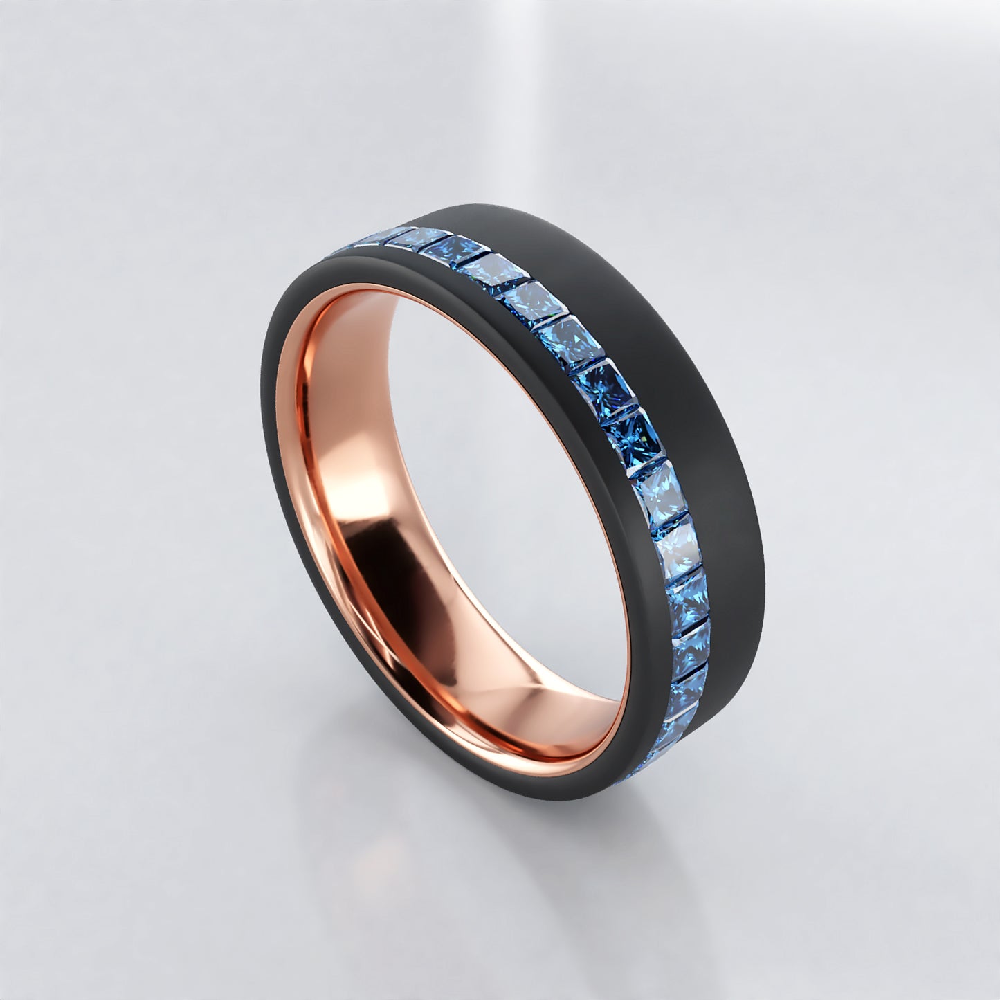 Elkan: Men's Two Tone Wedding Band