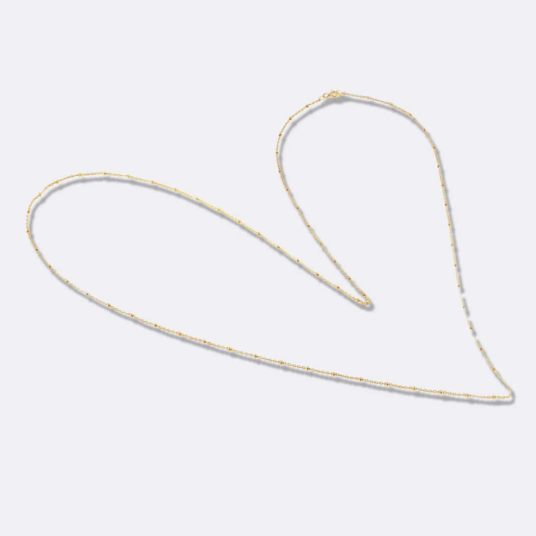Bee Alive: 18ct Yellow Gold Plated Double Wrap Necklace