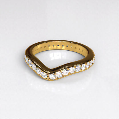 Simplicity: Platinum Full Diamond Set Eternity Ring
