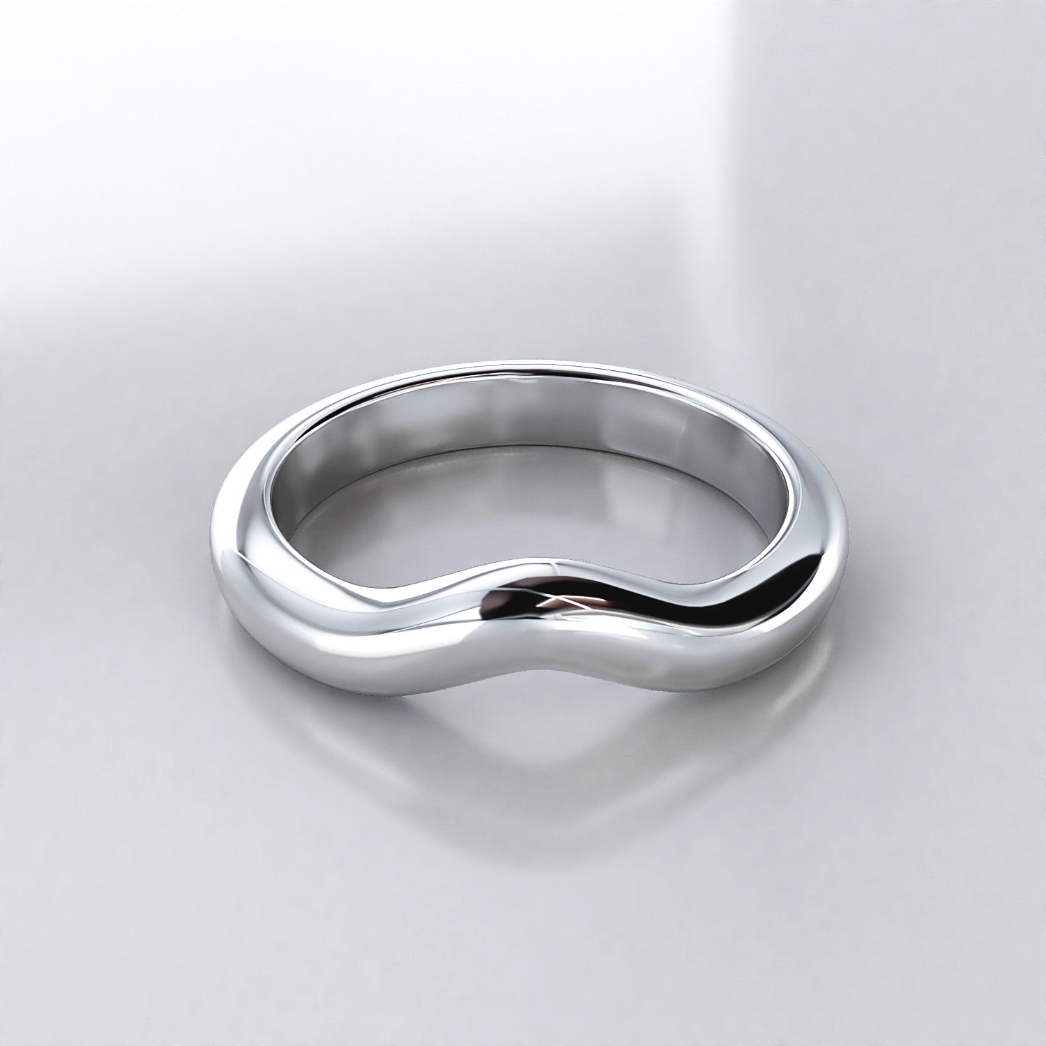 Mens wedding sale ring spacer