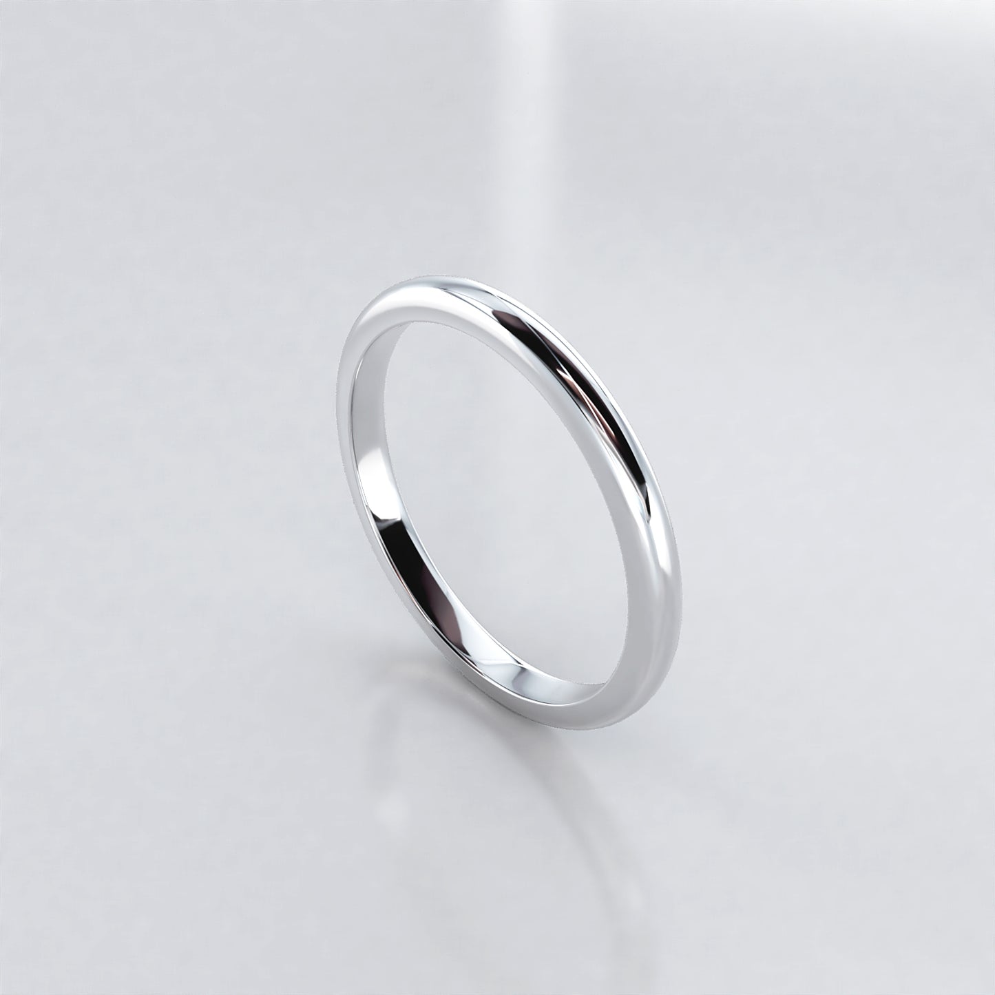 Delicate Collection: 18ct Yellow gold fitted wedding band