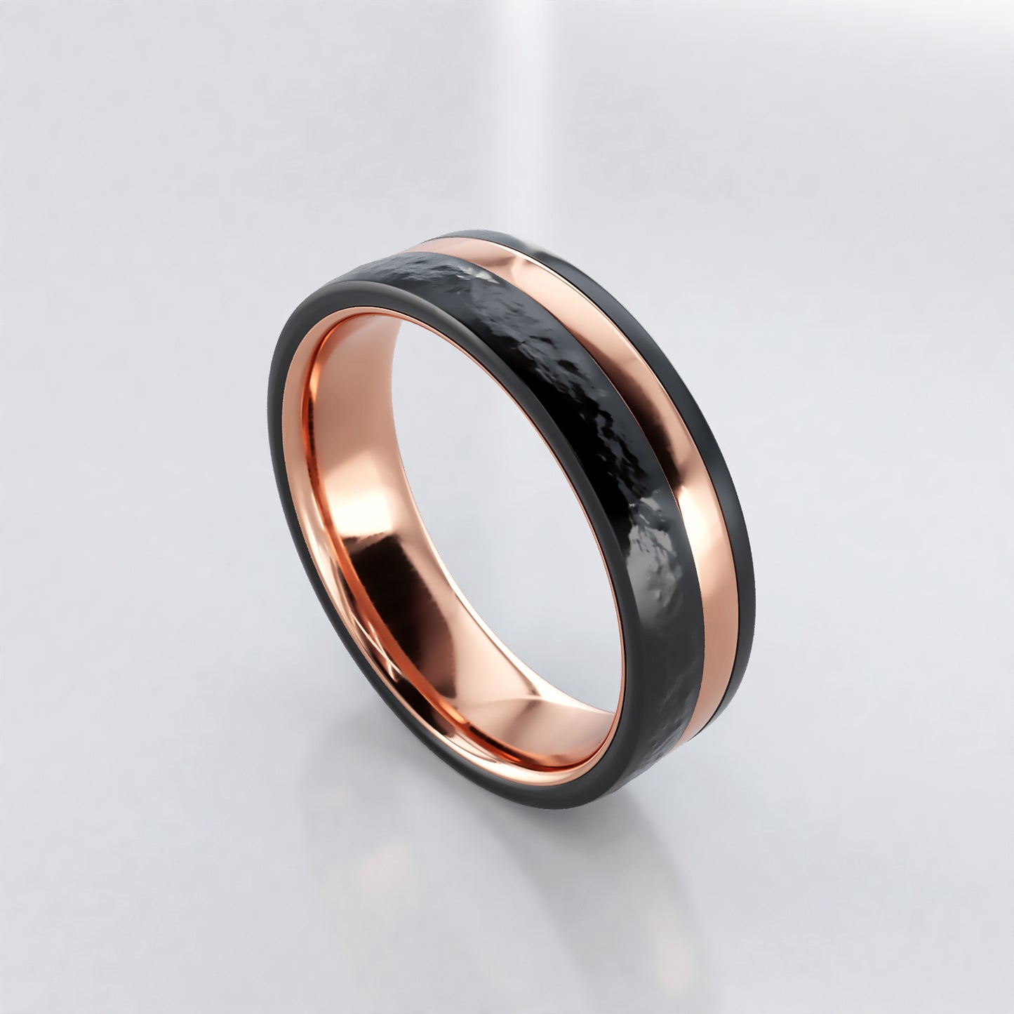 Elkan: Men's Two Tone Wedding Band