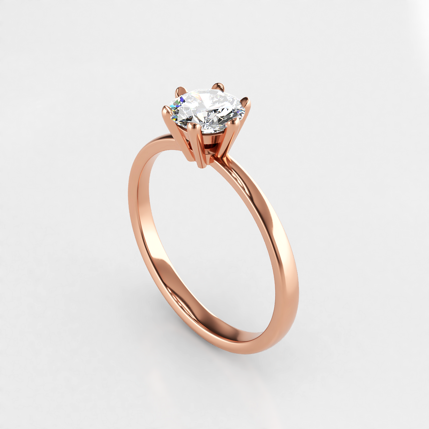 Timeless: Classic Six Claw Solitaire Diamond Engagement Ring