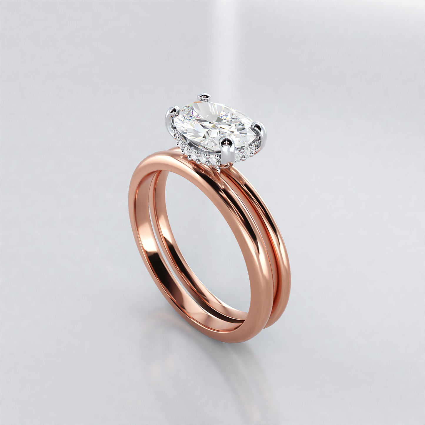 Delicate Collection: 18ct Yellow gold fitted wedding band