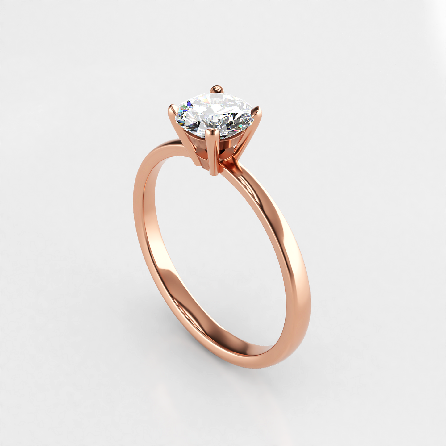 Timeless: Classic Four Claw Solitaire Diamond Engagement Ring