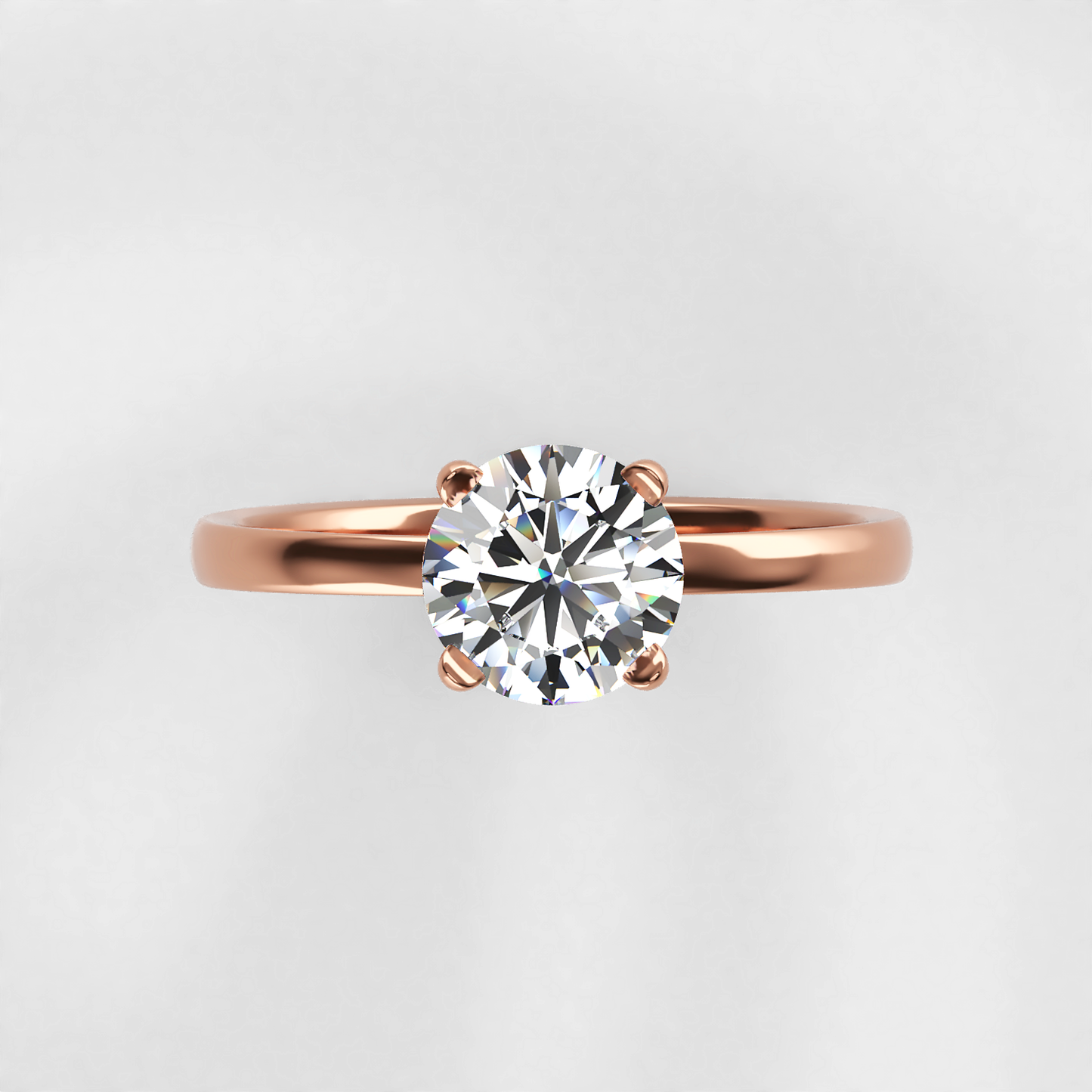 Timeless: Classic Four Claw Solitaire Diamond Engagement Ring