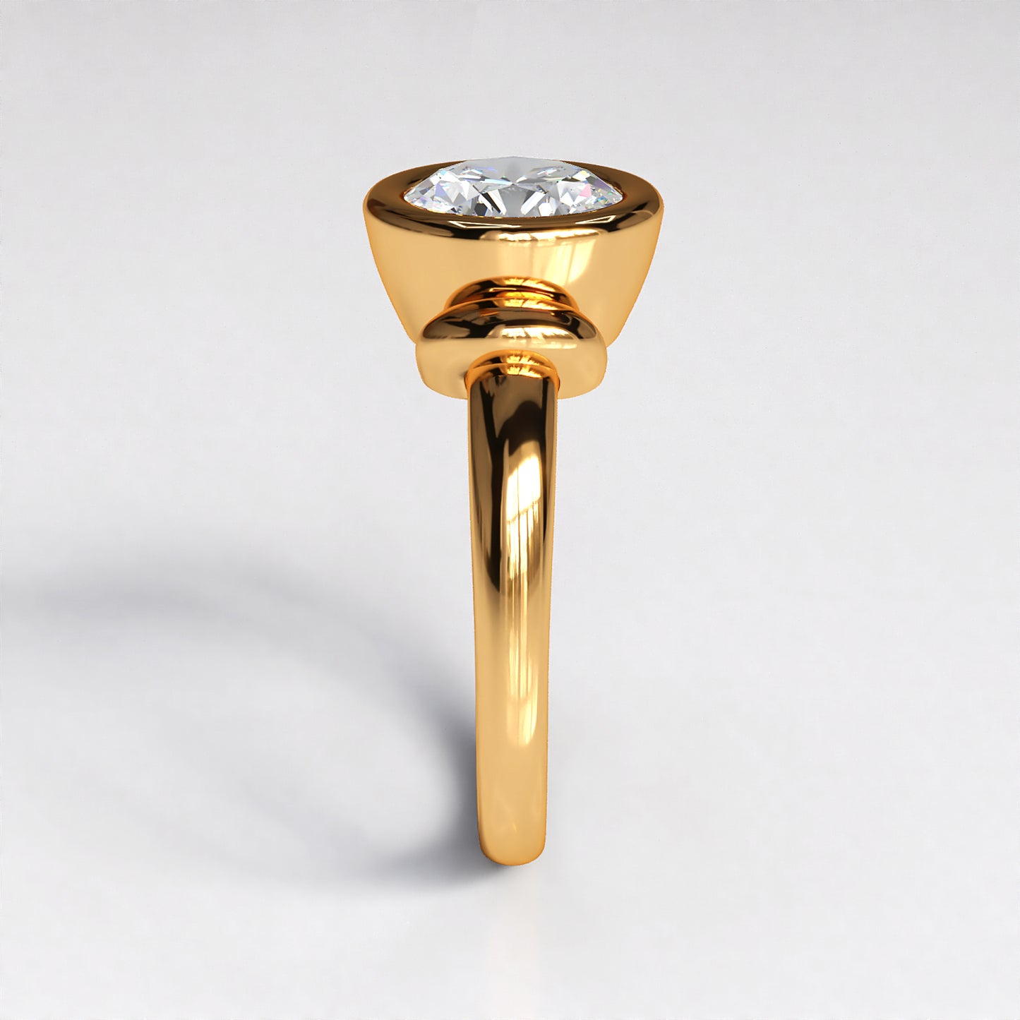 Celestia: 18ct Yellow Gold Classic Diamond Engagement Ring