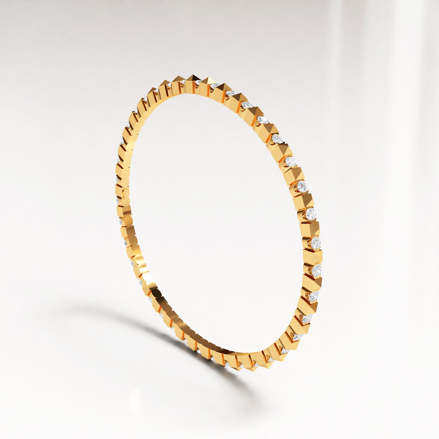 Eminence: 18ct Yellow Gold Diamond Bracelet