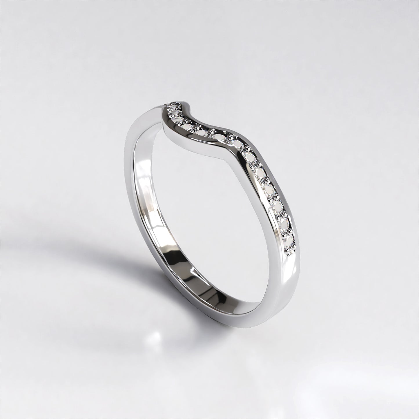 Sophie: Platinum Diamond Set Eternity Ring