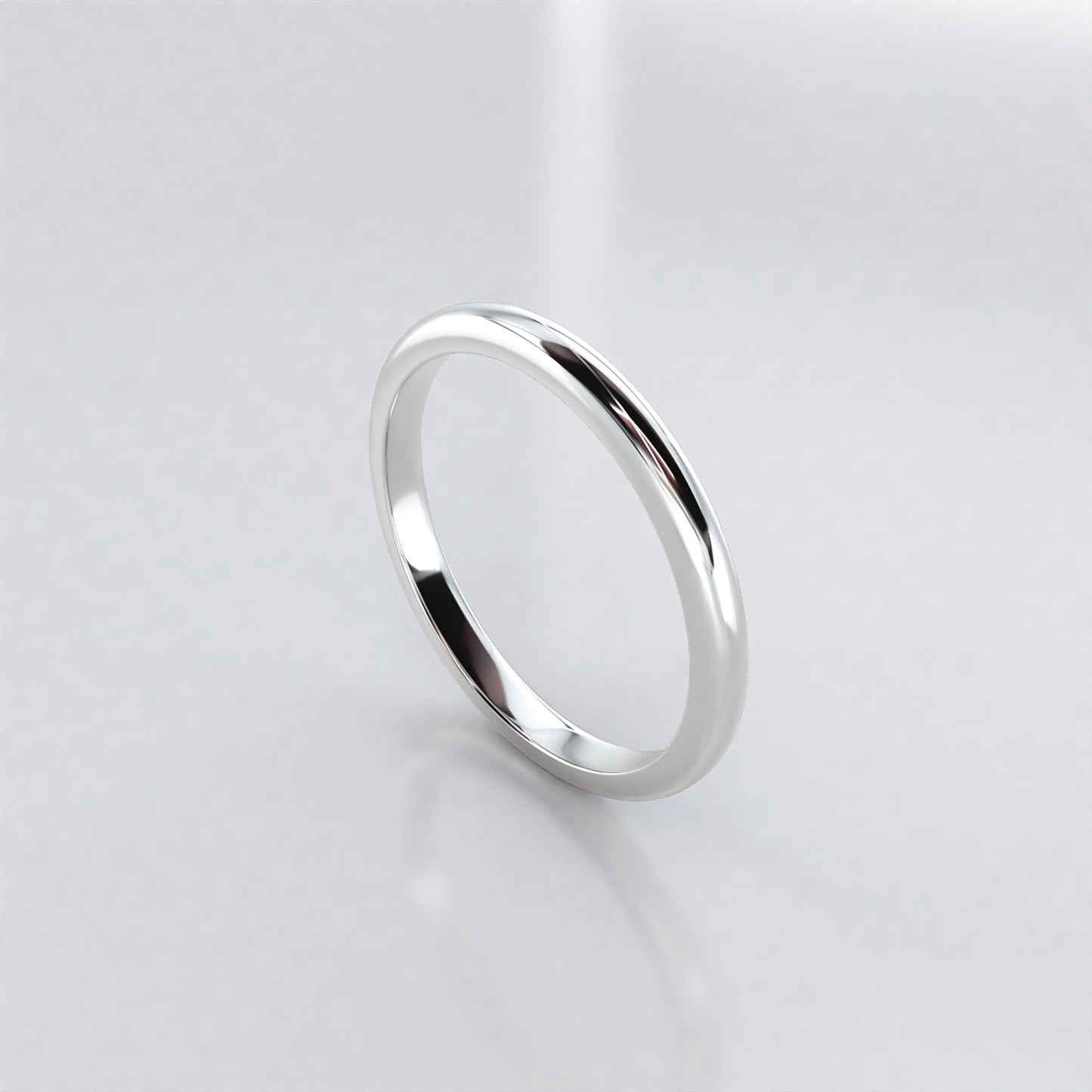 Delicate Collection: 18ct Yellow gold fitted wedding band