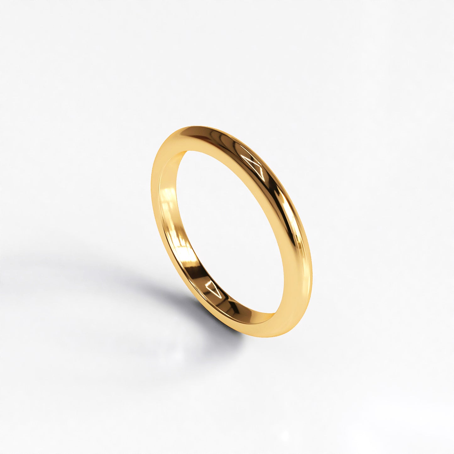 Clara: 18ct Rose Gold Fitted Wedding Band