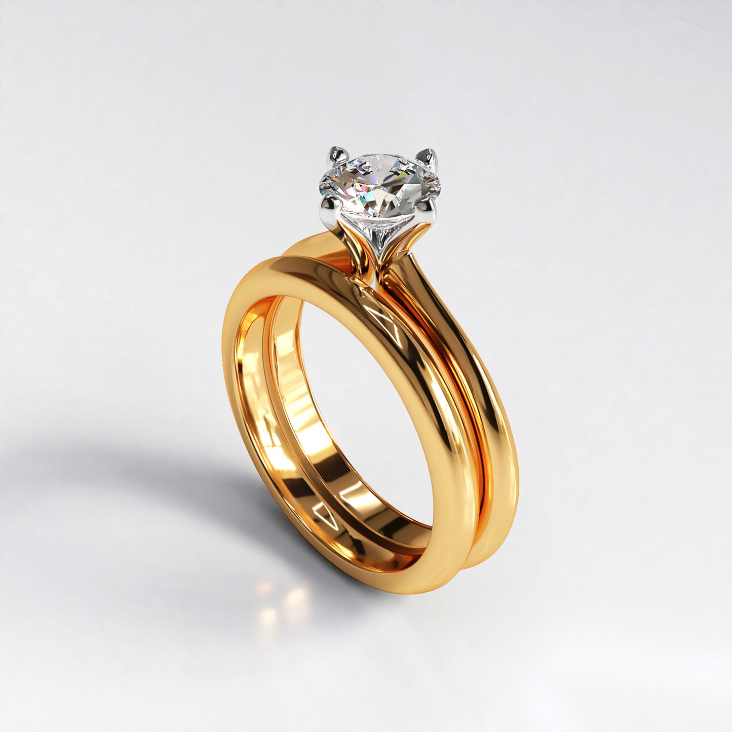 Clara: 18ct Rose Gold Fitted Wedding Band