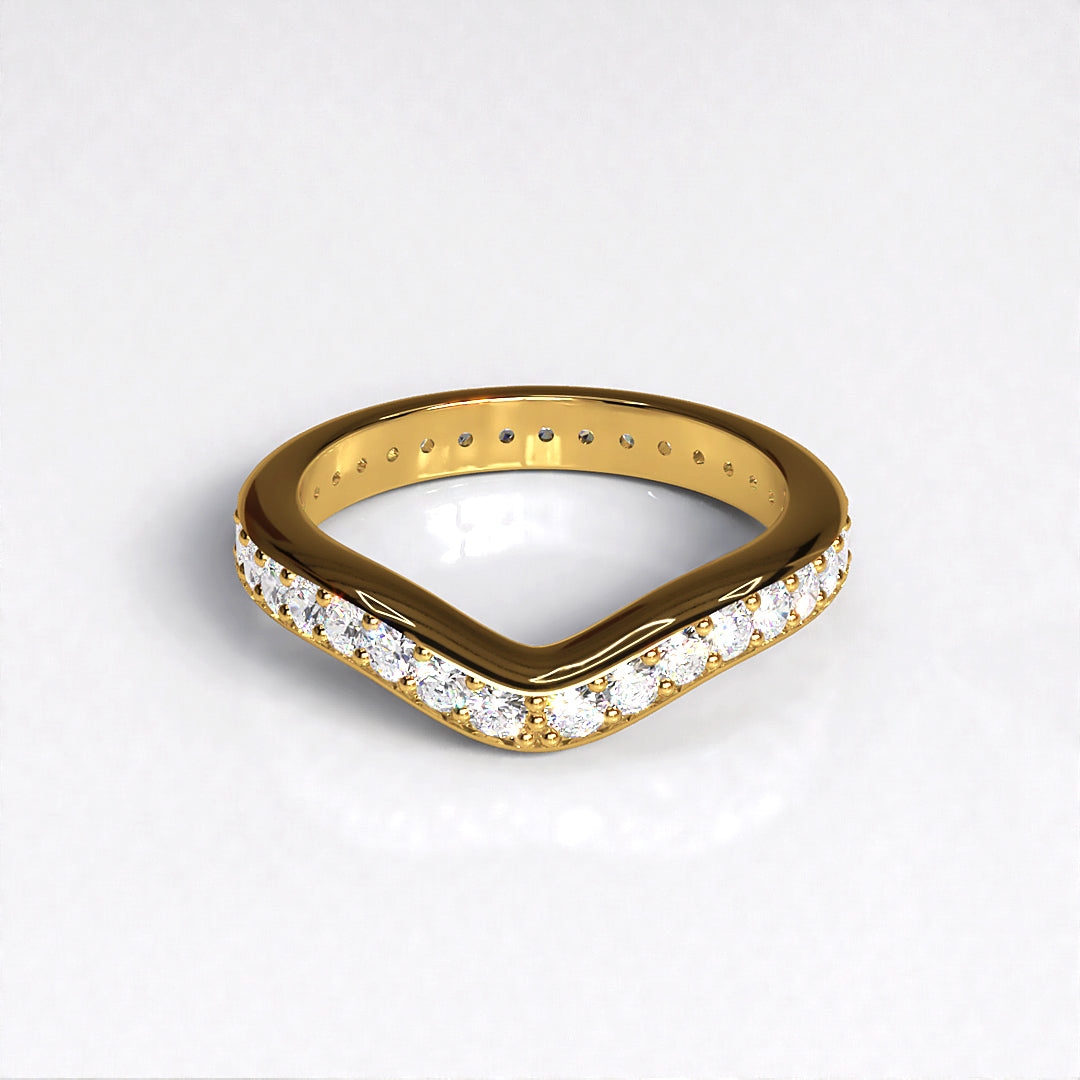 Simplicity: Platinum Full Diamond Set Eternity Ring