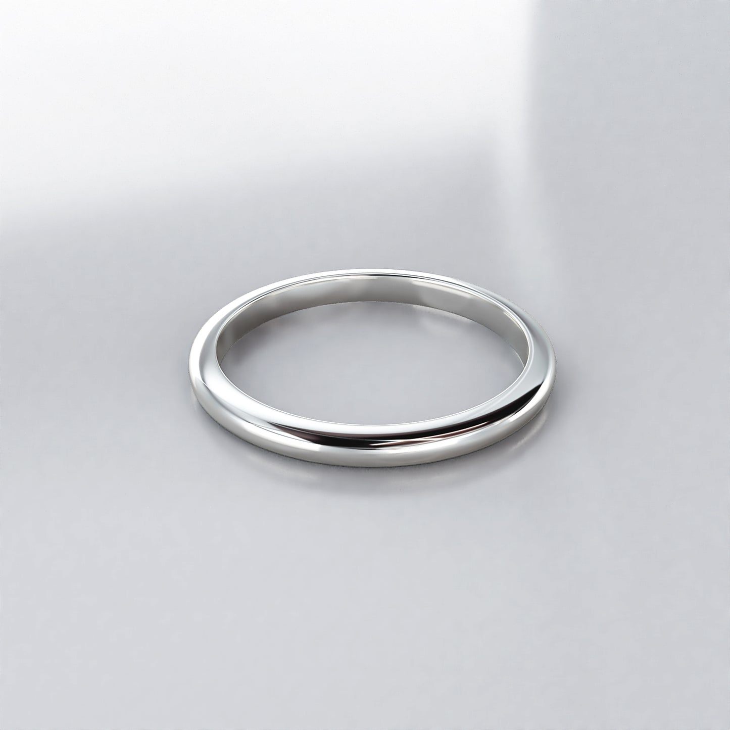 Delicate Collection: 18ct Yellow gold fitted wedding band