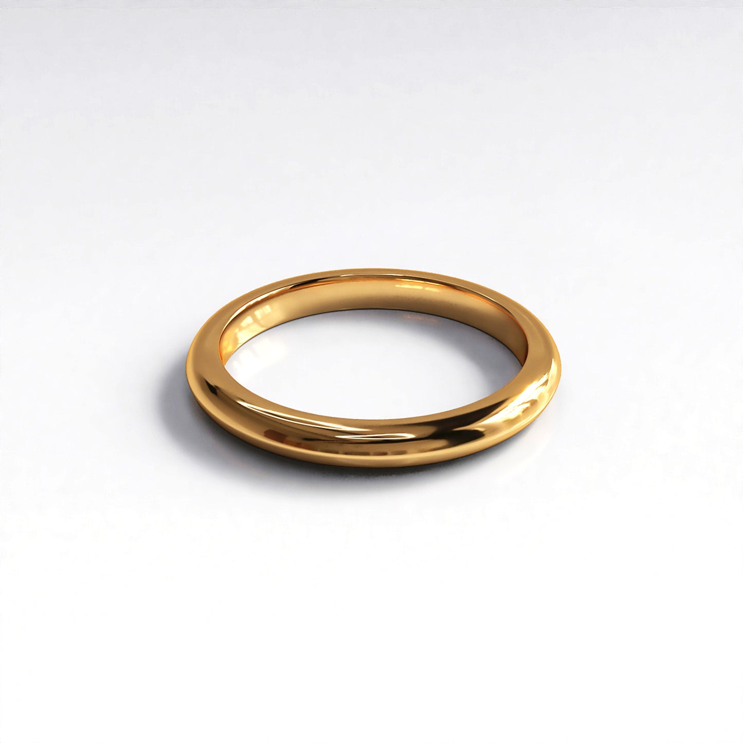 Clara: 18ct Rose Gold Fitted Wedding Band