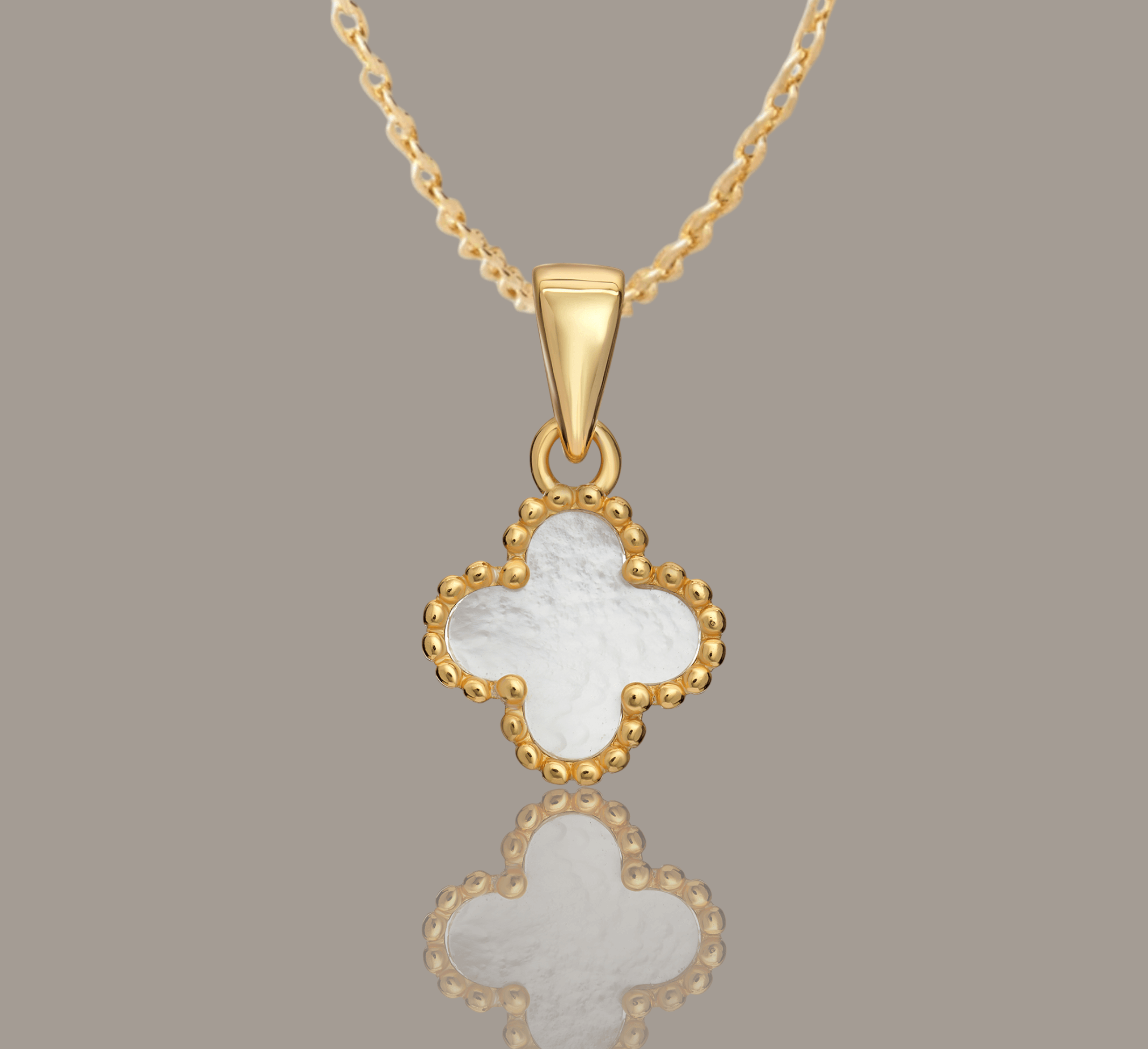 Clover Pendant Gold-Plated