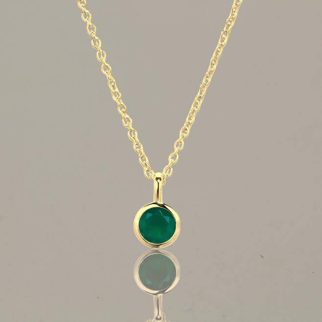 Green Onyx Pendant