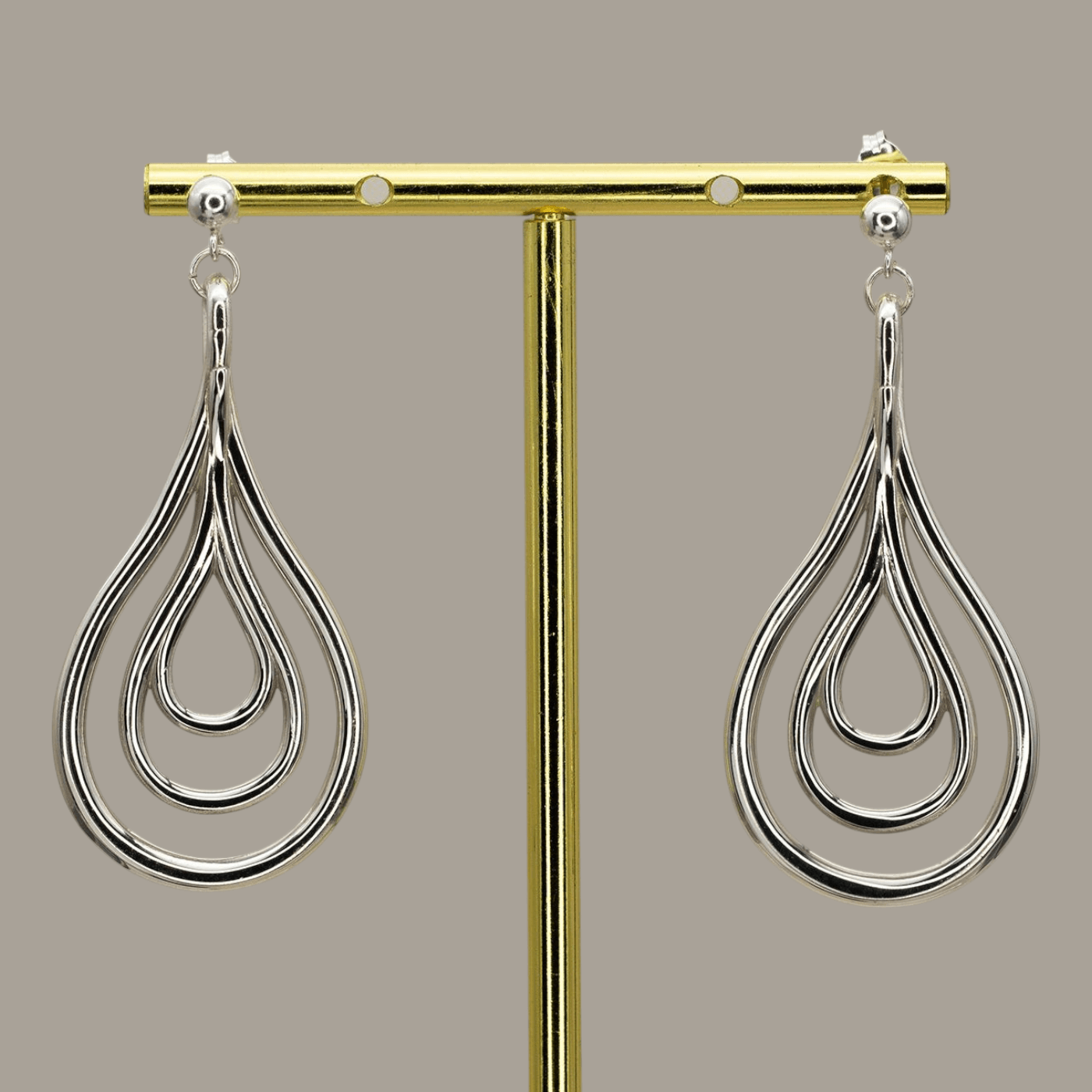 Medium Drop Fossil Earrings