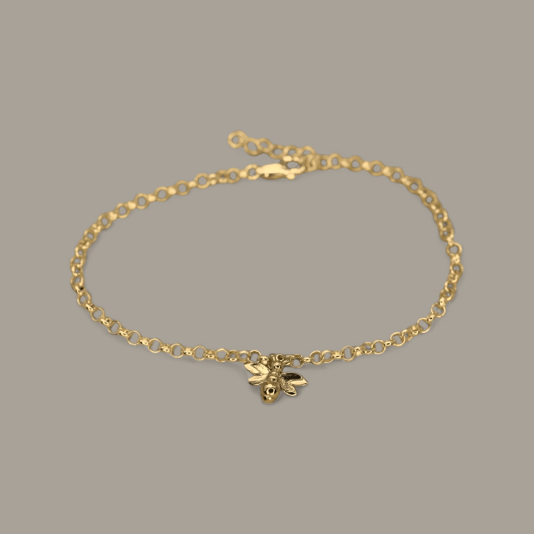 Belcher Chain Bee Bracelet - Neil Rayment Goldsmiths