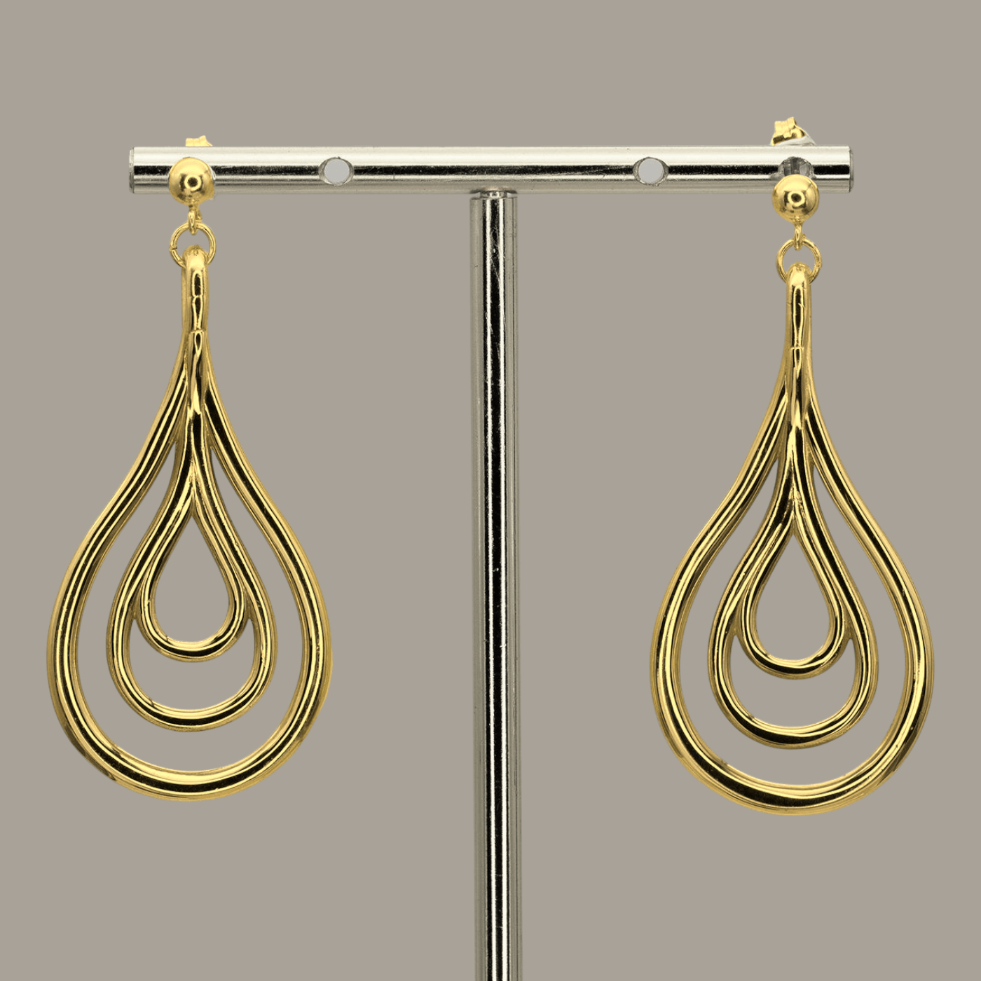 Medium Drop Fossil Earrings