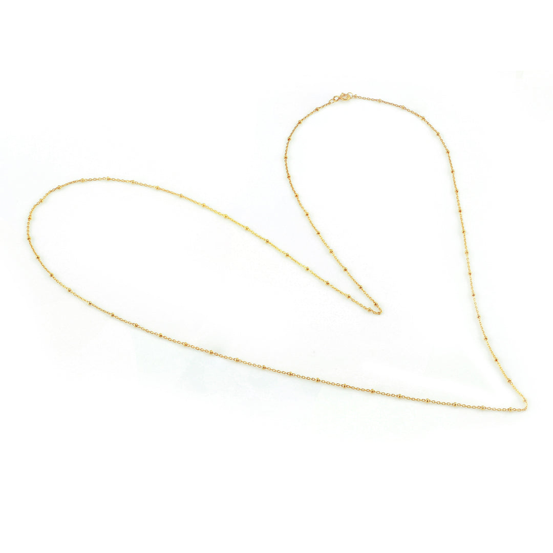 Bee Alive: 18ct Yellow Gold Plated Double Wrap Necklace
