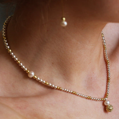 Midsummer Night's Pearl Collection: Titania Necklace - Majestic Lilac Pearl Necklace - Neil Rayment Goldsmiths