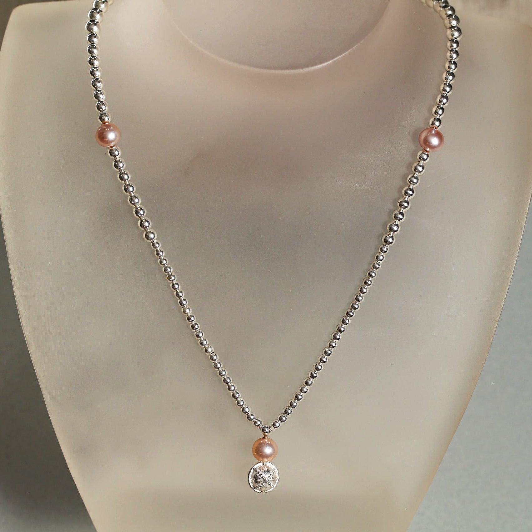 Midsummer Night's Pearl Collection: Titania Necklace - Majestic Lilac Pearl Necklace - Neil Rayment Goldsmiths