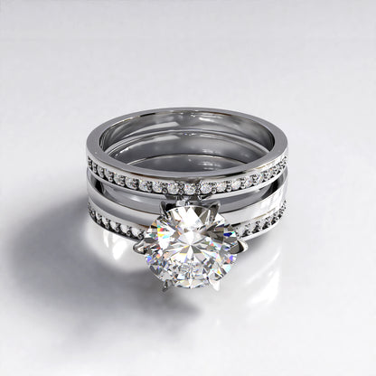 Sophie: Platinum Diamond Set Eternity Ring
