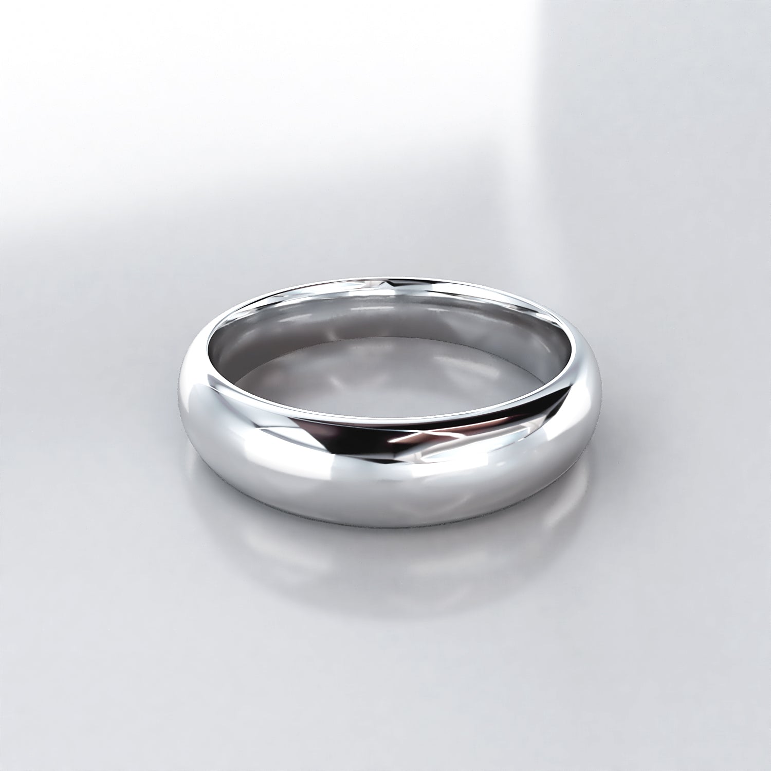 Mens white gold deals wedding bands