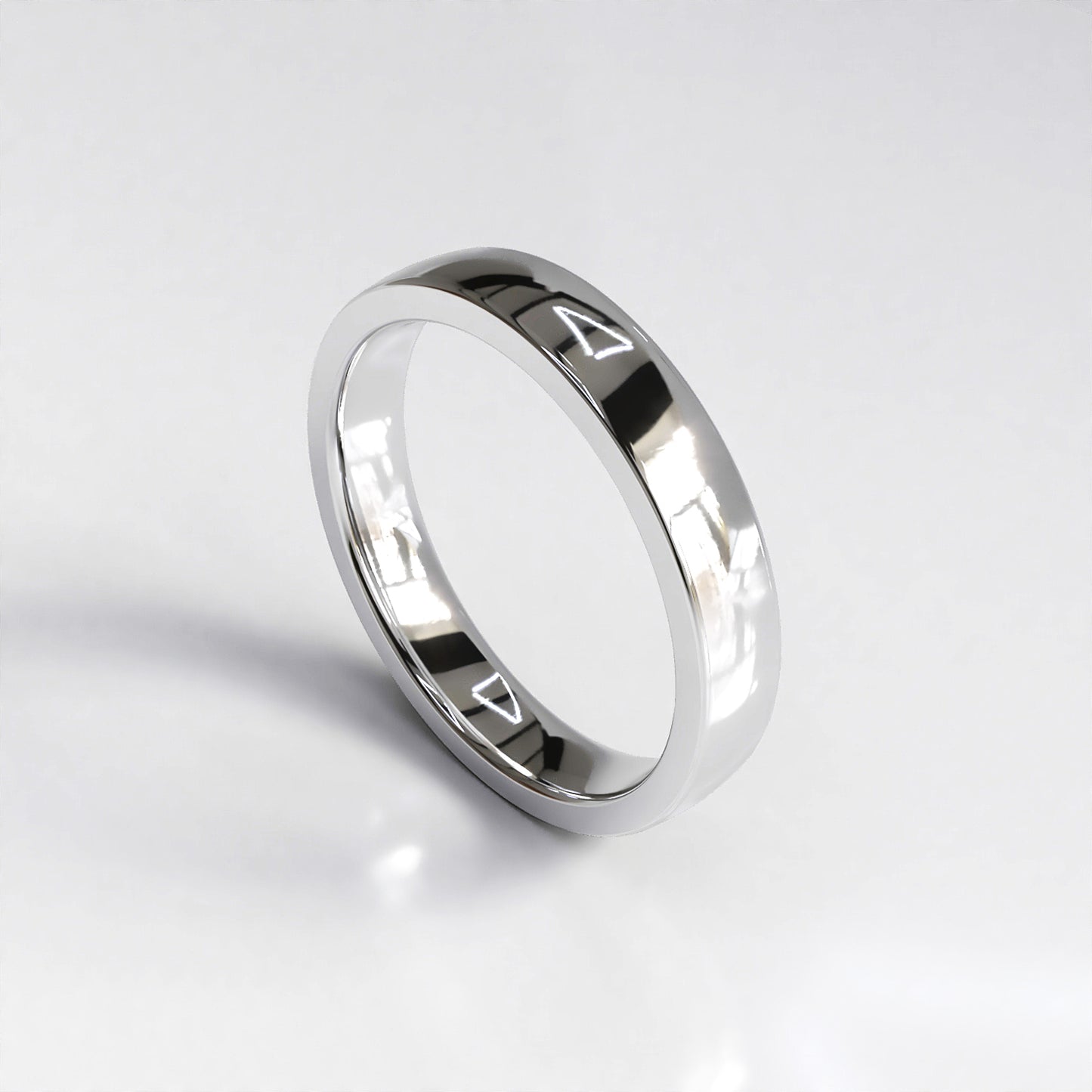 Catherine: Bespoke 9ct White Gold Fitted Wedding Band.
