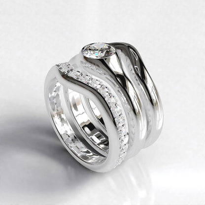 Simplicity: 1ct Diamond Platinum Engagement