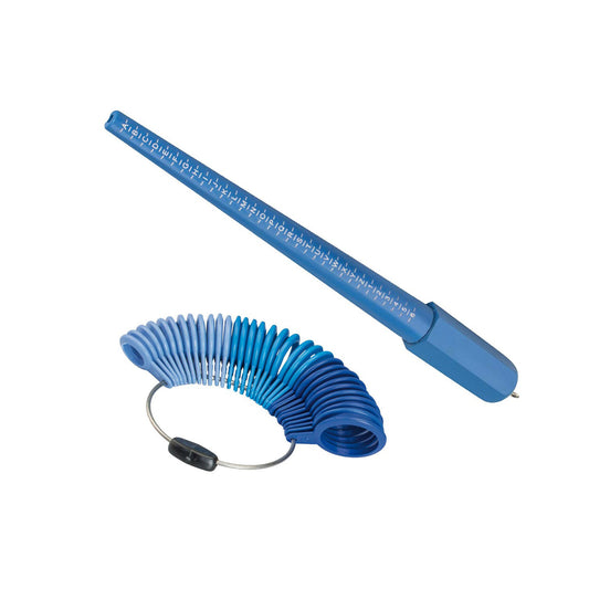 Plastic Ring Stick Mandrel And Gauge Tool Sizer Set UK Size A-z+6 - Neil Rayment Goldsmiths