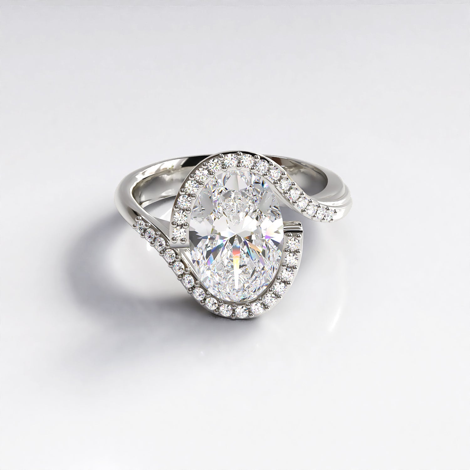 Oval on sale diamond cost