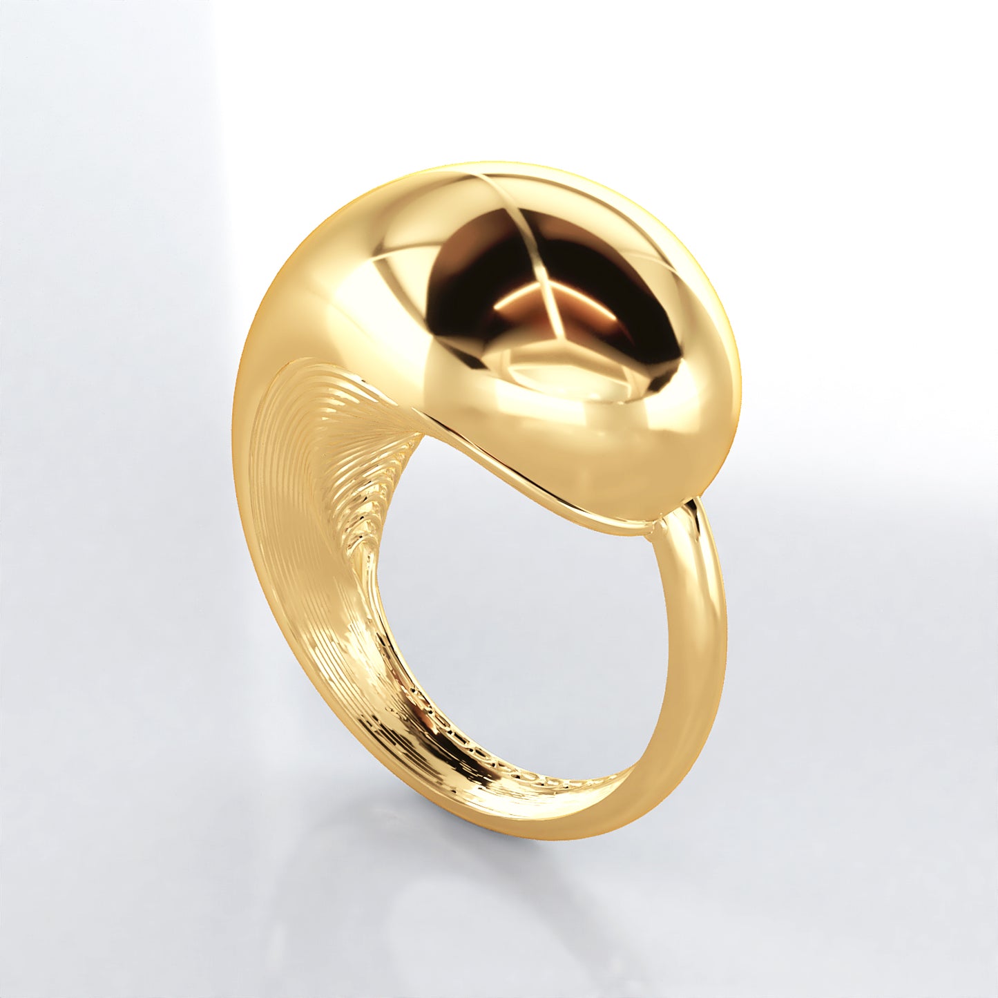 Beginning: 18ct Yellow Gold-Plated Sterling Silver Ring