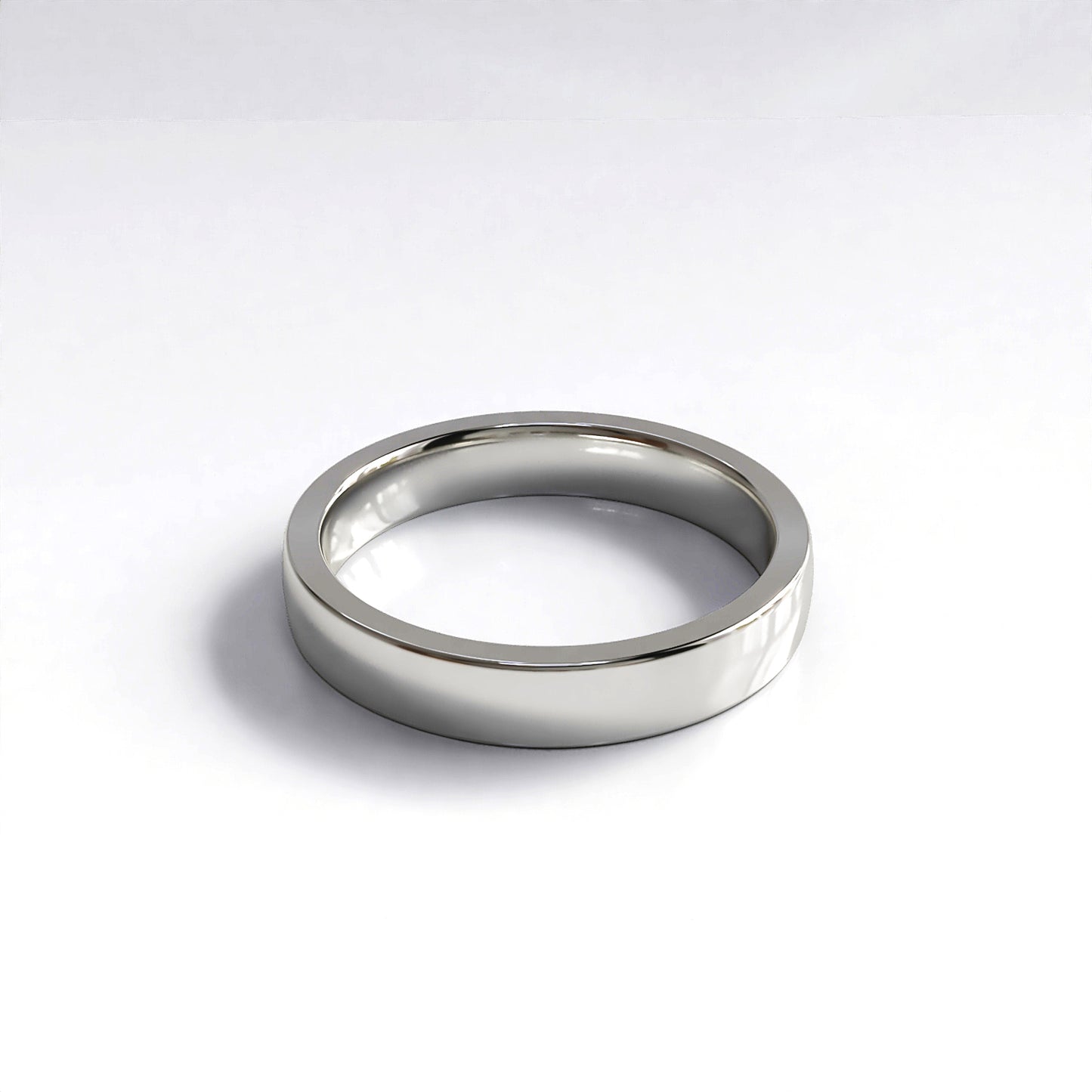Catherine: Bespoke 9ct White Gold Fitted Wedding Band.